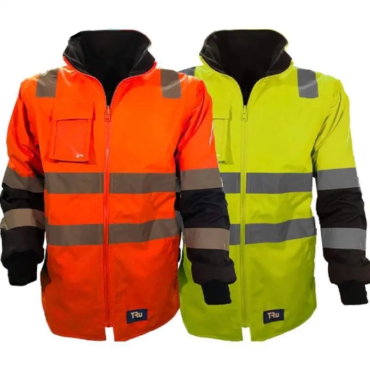 Picture of Tru Workwear, Rain Jacket, Removable Sleeves, Tape